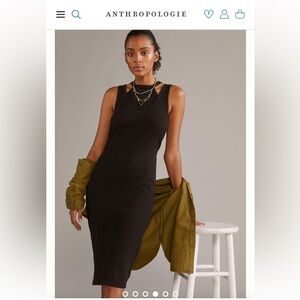 NWT T. La layered tank dress XS